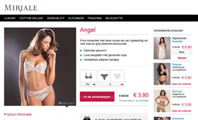 Concept Miriale - Shop content <br />
                                Webdesign - 